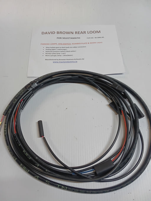 David Brown selectamatic Series Rear Loom