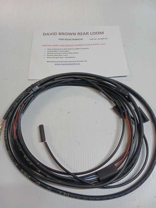 David Brown selectamatic Series Rear Loom