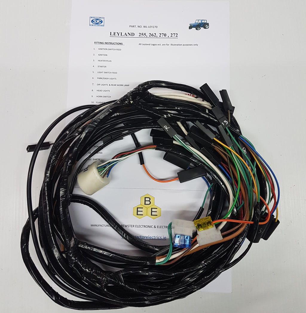 Tractor Wiring Harness And Looms — Tractor Electric's